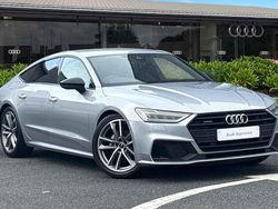 Silver Used 2023 Audi A7 Black Edition Hatchback | £32,900 (Fair price)
