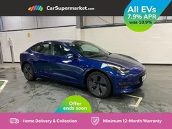 Blue Used 2022 Tesla Model 3 Long Range Sedan | £23,997 (A bit pricey)