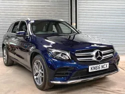 Blue Used 2016 Mercedes GLC220 AMG line Estate | £18,950 (Fair price)