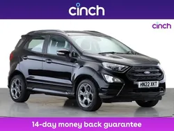 Black Used 2022 Ford Ecosport ST-Line SUV | £13,649 (Fair price)