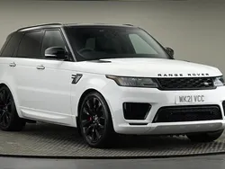 Exterior paint fuji white Used 2021 Land Rover Range Rover Sport S SUV | £36,400 (Fair price)