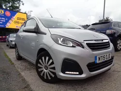 Silver Used 2015 Peugeot 108 Active Hatchback | £3,790 (Good price)