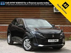 Black Used 2021 Peugeot 3008 Active Premium Hatchback | £14,995 (Fair price)