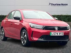 Crimson red Used 2024 Vauxhall Corsa-e Design Edition Hatchback | £20,790