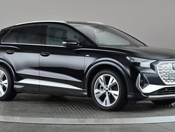 Black Used 2023 Audi Q4 e-tron S-Line SUV | £28,798