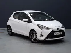 White Used 2019 Toyota Yaris Hatchback | £10,998 (Fair price)
