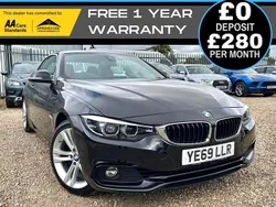 Black Used 2019 BMW 420 Sport Line Cabriolet | £15,790 (A bit pricey)