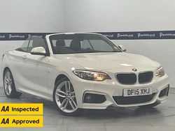 White Used 2015 BMW 220 M Sport Cabriolet | £10,971 (Fair price)