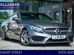 Grey Used 2018 Mercedes C220 AMG line Coupe | £14,990 (Good price)