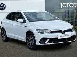 White Used 2023 VW Polo R-line Hatchback | £18,909 (Fair price)