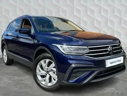 Blue Used 2024 VW Tiguan Allspace Life SUV | £28,250 (Fair price)