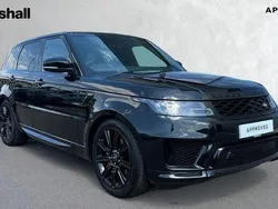 Metallic santorini black Used 2021 Land Rover Range Rover Sport HSE Dynamic SUV | £39,027 (A bit pricey)