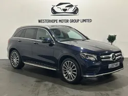 Blue Used 2017 Mercedes GLC350 AMG line Estate | £18,850 (Fair price)