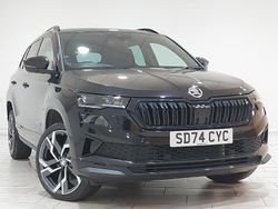 Black Used 2024 Skoda Karoq SportLine SUV | £27,498 (A bit pricey)