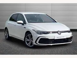 Pure white Used 2022 VW Golf VIII R-line Hatchback | £22,350 (Fair price)