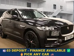 Black Used 2017 Jaguar F-Pace R-Sport SUV | £14,799 (Fair price)