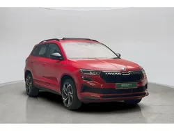 Velvet red metallic New 2025 Skoda Karoq SportLine SUV | £32,597