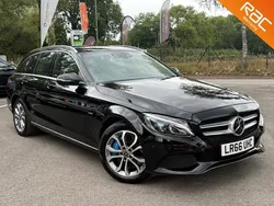Black Used 2016 Mercedes C350e Estate | £11,495 (A bit pricey)