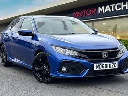 Blue Used 2018 Honda Civic SR Hatchback | £10,373 (Fair price)