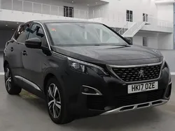 Perla nera black Used 2017 Peugeot 3008 GT-line Hatchback | £9,990 (Fair price)