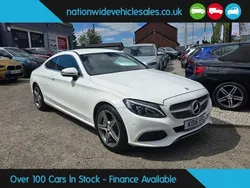 White Used 2016 Mercedes C300 Coupe | £13,203 (Fair price)