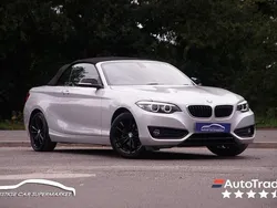 Silver Used 2019 BMW 218 Sport Line Cabriolet | £13,199 (Fair price)