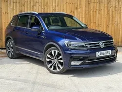 Blue Used 2017 VW Tiguan R-line SUV | £15,990 (Fair price)
