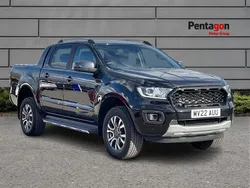 Agate black metallic Used 2022 Ford Ranger Wildtrack Pickup | £23,995 (Good price)