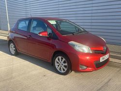 Red Used 2012 Toyota Yaris Hatchback | £4,995 (Good price)