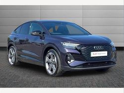 Other Used 2025 Audi Q4 Sportback e-tron Black Edition SUV | £39,850 (Super price)