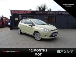 Green Used 2009 Ford Fiesta Titanium Hatchback | £4,295 (Fair price)