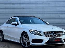 White Used 2016 Mercedes C250 AMG line Coupe | £11,995 (Fair price)