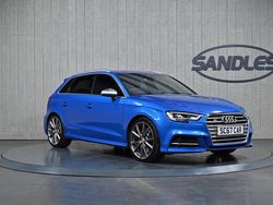 Blue Used 2017 Audi S3 Sportback Performance Hatchback | £19,399