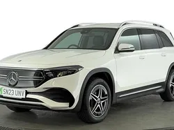 White Used 2023 Mercedes EQB350 AMG line SUV | £27,520 (Good price)