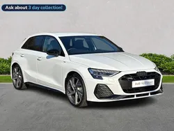 White Used 2025 Audi A3 Black Edition Hatchback | £32,031 (Expensive)