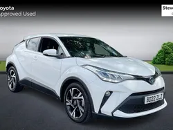 White Used 2022 Toyota C-HR Design SUV | £20,411 (Fair price)
