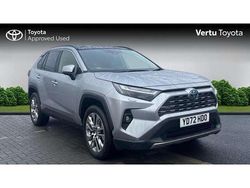 Silver Used 2022 Toyota RAV4 Hybrid SUV | £30,316 (A bit pricey)
