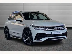 Pure white Used 2021 VW Tiguan R-line SUV | £24,995 (Fair price)