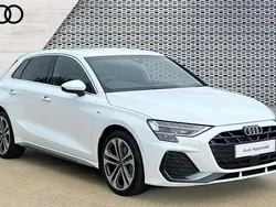 White Used 2025 Audi A3 e-tron S-Line Hatchback | £30,990 (Expensive)