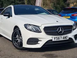 White Used 2017 Mercedes E220 AMG Line Premium Coupe | £17,795 (A bit pricey)