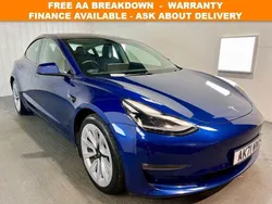 Blue Used 2021 Tesla Model 3 Long Range Sedan | £16,495 (Fair price)