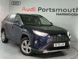 Blue Used 2020 Toyota RAV4 Hybrid Design SUV | £23,590 (Fair price)