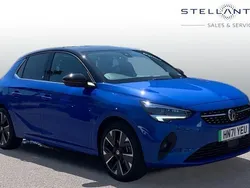 Blue Used 2021 Vauxhall Corsa-e Elite Hatchback | £10,745 (Fair price)