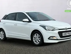 White Used 2017 Hyundai i20 SE Hatchback | £8,599 (Fair price)