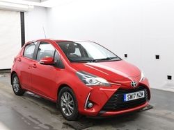 Red Used 2017 Toyota Yaris Hatchback | £6,490 (Fair price)