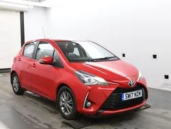 Red Used 2017 Toyota Yaris Hatchback | £6,490 (Fair price)