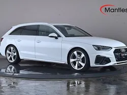 White Used 2023 Audi A4 S-Line Estate | £27,195 (Fair price)