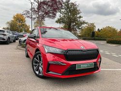 Velvet red metallic Used 2023 Skoda Enyaq iV SportLine SUV | £25,690 (Fair price)
