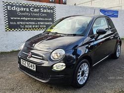 Black Used 2017 Fiat 500 Pop Star Hatchback | £5,795 (Fair price)