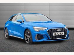Turbo blue Used 2020 Audi A3 S-Line Hatchback | £19,150 (Fair price)